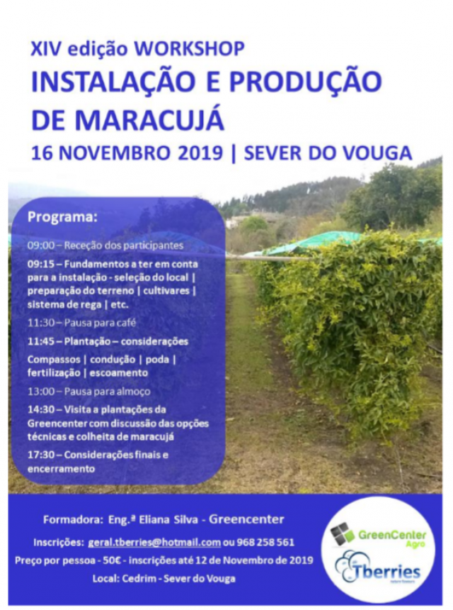 Workshop Instalação e Produção de Maracujá